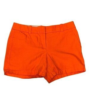 J. Crew Orange Size 0 Chino Dress Shorts 4.5" Inseam